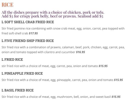 Menu photo 2 Nibbana Thai Restaurant Renton, WA Menu photo 2 Nibbana Thai Restaurant Renton, WA