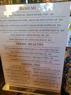 Menu photo 2 Saigonese Cafe San Francisco, CA Menu photo 2 Saigonese Cafe San Francisco, CA