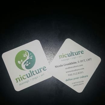 Niculture - Niculture business card - Yoga Near Me