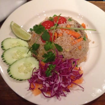 Galae Thai - Fried rice jae. Can't see the tofu since it's in the rice - Thai Near Me - Alexandria, Virginia Galae Thai - Fried rice jae. Can't see the tofu since it's in the rice - Thai Near Me - Alexandria, Virginia