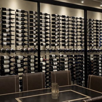 333 Pacific - Nice wine tasting room and display of fine wines. - Steakhouses Near Me - Oceanside, California