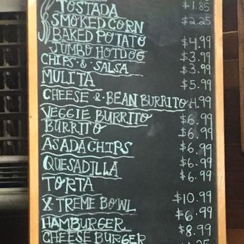 Dulzura Mini Market - Menu - Mexican Near Me - Dulzura, California
