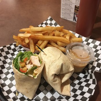 Arthur's At Belk - Asian chicken wrap - Burgers Near Me - Charlotte, North Carolina