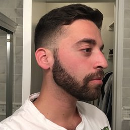 Skin fade - side view Skin fade - side view