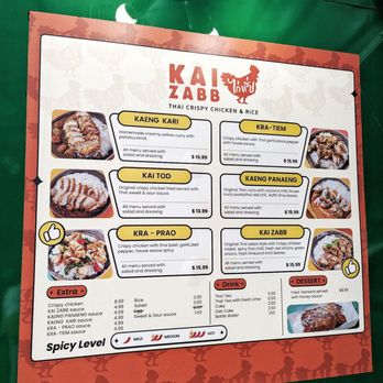 Kai Zabb - Menu - Food Trucks Near Me - Austin, Texas