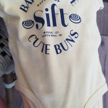 Sift Bake Shop - The cutest onesie. I cracked up it's perfect - Bakeries Near Me - Mystic, Connecticut Sift Bake Shop - The cutest onesie. I cracked up it's perfect - Bakeries Near Me - Mystic, Connecticut