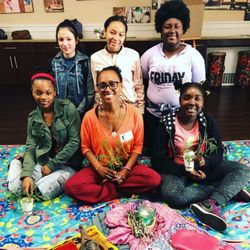 The Art of Mothering - Teaching a group of young ladies about their menstrual cycles & self care