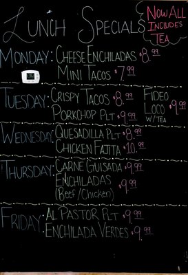 Menu photo 3 Nuestro Mexico San Antonio, TX
