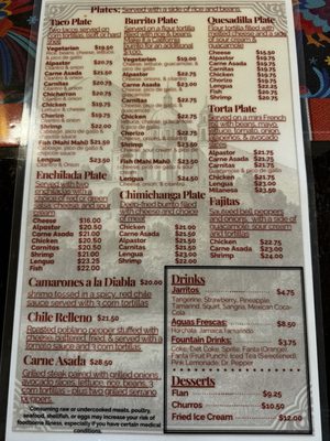 Menu photo 3 Chabelita's Mexican Restaurant Wailuku, HI