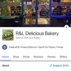 R & L Delicious Bakery - Our website on Facebook