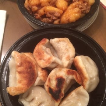No 1 Asian Bistro - Eight pan fried dumplings (yum but pretty Avg, dumplings are almost universally delicious) - Chinese Near Me - Trenton, New Jersey No 1 Asian Bistro - Eight pan fried dumplings (yum but pretty Avg, dumplings are almost universally delicious) - Chinese Near Me - Trenton, New Jersey