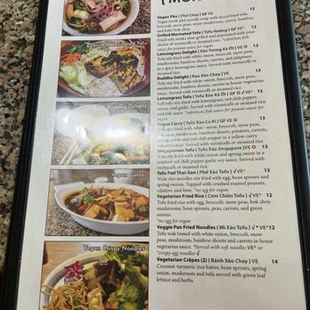 Pho Thaison - The whole back of the menu is vegetarian! - Vietnamese Near Me - Kyle, Texas