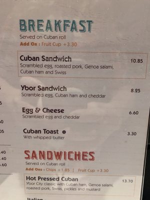 Menu photo 2 Cafe Con Leche Tampa, FL