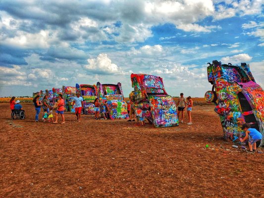 Cadillac Ranch by null