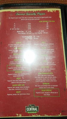 Menu photo 3 Pizza Central USA Evans, GA Menu photo 3 Pizza Central USA Evans, GA