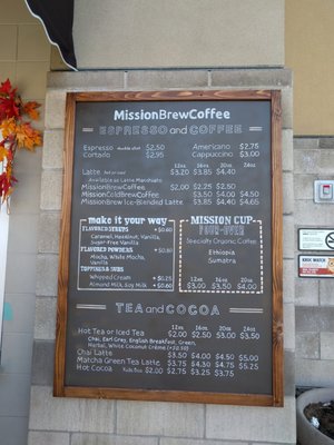 Menu photo 6 Mission Brew Coffee San Diego, CA Menu photo 6 Mission Brew Coffee San Diego, CA