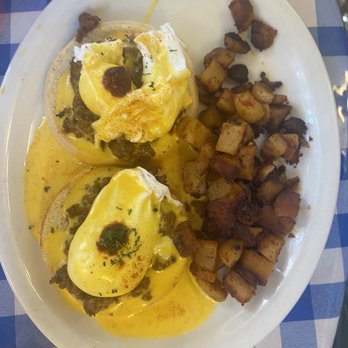 Jailhouse Cafe - Eggs Benedict Mexicana - Breakfast & Brunch Near Me - Moab, Utah