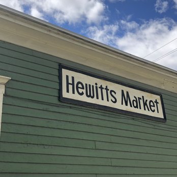Hewitt's Market - a sign on the side of a building - Grocery Near Me - Berlin, New York Hewitt's Market - a sign on the side of a building - Grocery Near Me - Berlin, New York