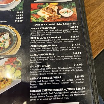 Kolbeh Turkish Restaurant - Turkish Near Me - Fairfax, Virginia