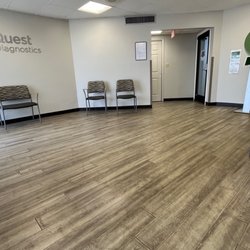 Quest Diagnostics - Waiting room is clean and bright