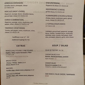 Prospector's Pizzeria - Menu - Pizza Near Me - Pinehurst, Idaho Prospector's Pizzeria - Menu - Pizza Near Me - Pinehurst, Idaho