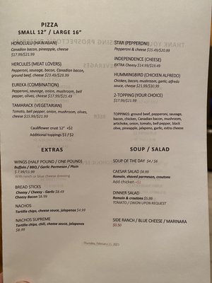 Menu photo 3 Prospector's Pizzeria Pinehurst, ID Menu photo 3 Prospector's Pizzeria Pinehurst, ID