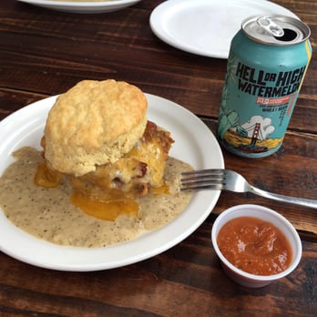 Pine State Biscuits - So good. Don't forget the habanero sauce - Breakfast & Brunch Near Me - Portland, Oregon