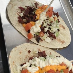 Los Burritos de Meche - Pastrami burrito!