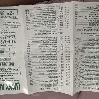 Lucky Rice - Menu - Chinese Near Me - Dallas, Texas Lucky Rice - Menu - Chinese Near Me - Dallas, Texas