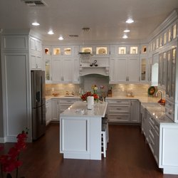 Masterpiece Custom Millwork - CUSTOM KITCHEN PAINTED CUSTOM WHITE / GREY COLOR