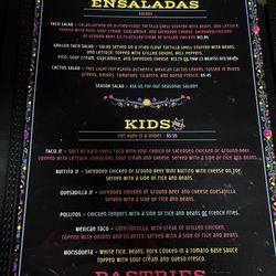 Taco N Madre - Menu