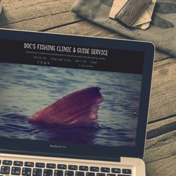 Gotsmith Web Studio - Website for Doc's Fishing Clinic and Guide Service - a fly fishing guide service in Corpus Christi, Texas