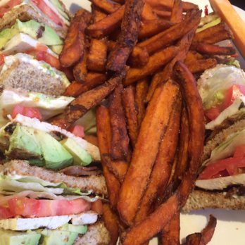 Blueberry Hill Breakfast Cafe - Turkey club with avocado and sweet potato fries - Breakfast & Brunch Near Me - Oak Brook, Illinois Blueberry Hill Breakfast Cafe - Turkey club with avocado and sweet potato fries - Breakfast & Brunch Near Me - Oak Brook, Illinois