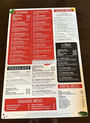 Menu photo 2 Ahan Thai Kitchen Fernandina Beach, FL Menu photo 2 Ahan Thai Kitchen Fernandina Beach, FL