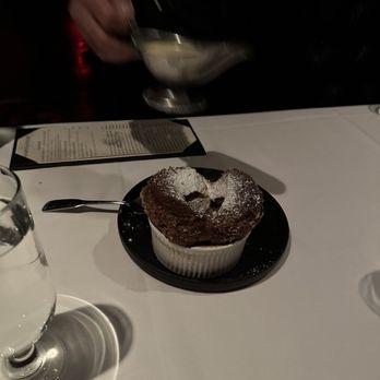 The Cellar Restaurant - Chocolate Soufflé for dessert - French Near Me - Fullerton, California The Cellar Restaurant - Chocolate Soufflé for dessert - French Near Me - Fullerton, California