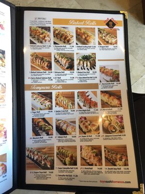 Menu photo 8 Toyo Sushi Torrance, CA