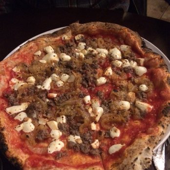 Pupatella - sausage and onion pizza - Pizza Near Me - Arlington, Virginia Pupatella - sausage and onion pizza - Pizza Near Me - Arlington, Virginia