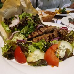 Restaurant Symposium - Salat mit Lammfilet