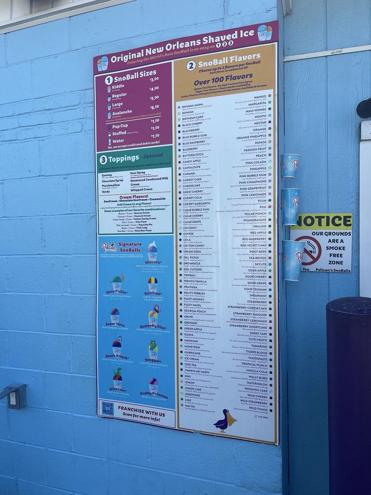 Pelican's Snoballs Logo