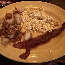 Eggs, potato's and bacon Eggs, potato's and bacon