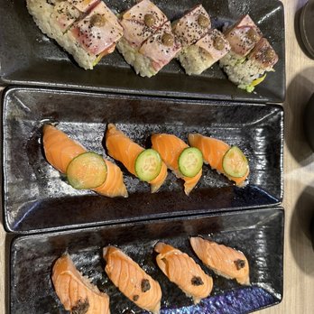 Yuubi Sushi - Temptation roll Salmon special Truffle salmon - Sushi Bars Near Me - Beaverton, Oregon