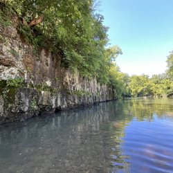 Carr's Canoe Rental - Dramatic scenery along the way