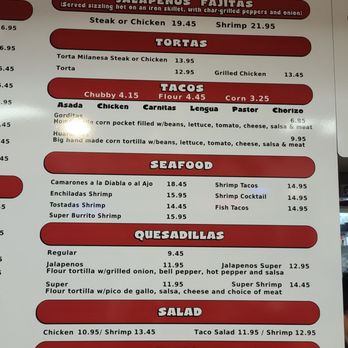 Jalapeno's Taqueria - More of their menu with combis and salads - Mexican Near Me - Modesto, California