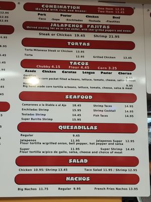 Menu photo 5 Jalapeno's Taqueria Modesto, CA