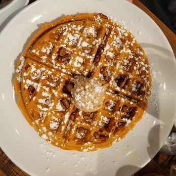 Another Broken Egg Cafe - Pumpkin Waffle - Breakfast & Brunch Near Me - Overland Park, Kansas Another Broken Egg Cafe - Pumpkin Waffle - Breakfast & Brunch Near Me - Overland Park, Kansas