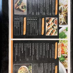 Pho Noodle and Asian Cusine - Menu 05/06/24