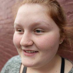 Brazen Hearts Tattoo - Nostril piercing by Jade, healing and downsized