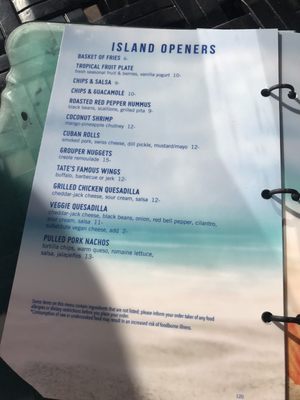 Menu photo 8 Tate Island Grill - Sandpearl Resort Clearwater, FL Menu photo 8 Tate Island Grill - Sandpearl Resort Clearwater, FL