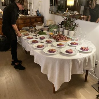 French Chef at Home - Chef Julie plating - Personal Chefs Near Me French Chef at Home - Chef Julie plating - Personal Chefs Near Me