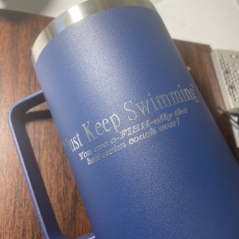 DICK'S Sporting Goods - An Insulated mug! Engravedwithelegance,LLC engraved it the same day! Just call them at 678/668-9704 find them on Google - Sports Wear Near Me - Atlanta, Georgia